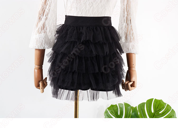 キム・ヒョナ(金泫雅、김현아、Kim Hyun Ah )風 レース ブラウス(7分袖) ハーフスカート(フリル) 2点セット Wonder Girls(ワンダーガールズ) 衣装-8