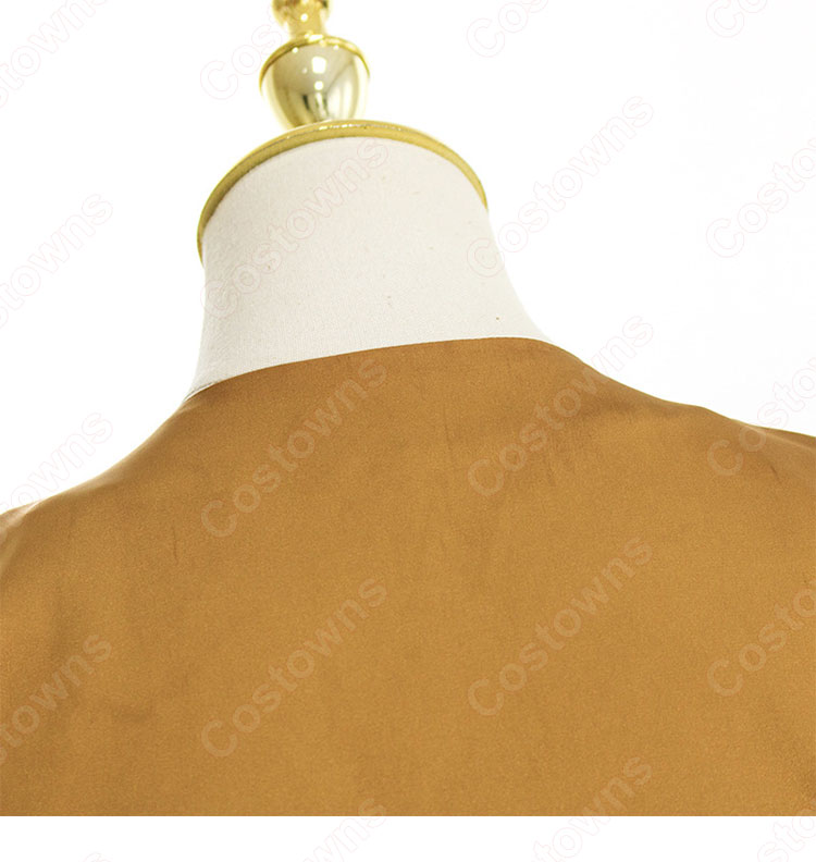 IU（アイユー）風 ワンピース Aラインスカート 半袖/Vネック/ハイウエスト/フリル 袖 『ホテルデルーナ(호텔 델루나、Hotel Del Luna)』第3話 チャン・マンウォル コスチューム 変装・仮装・コスプレ衣装-11