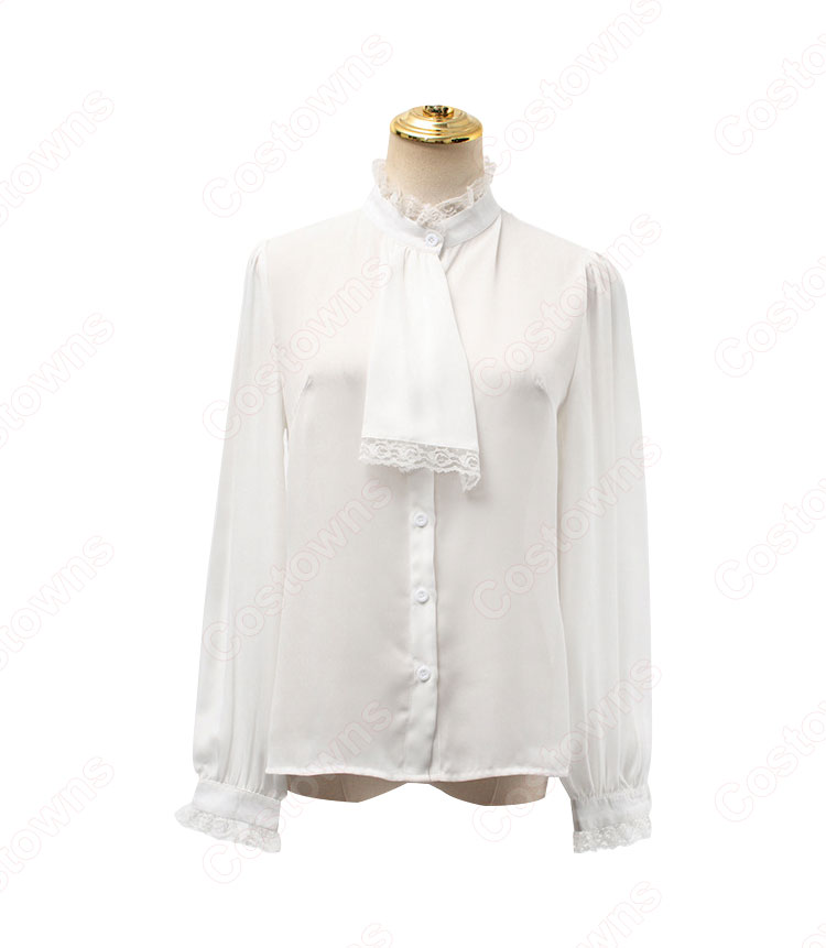 チャン・マンウォル(IU/アイユー)風 スーツ(いピンク / 長袖)ミディスカート 『ホテルデルーナ(호텔 델루나、Hotel Del Luna)』第5話 コスチューム 変装・仮装・コスプレ衣装-7