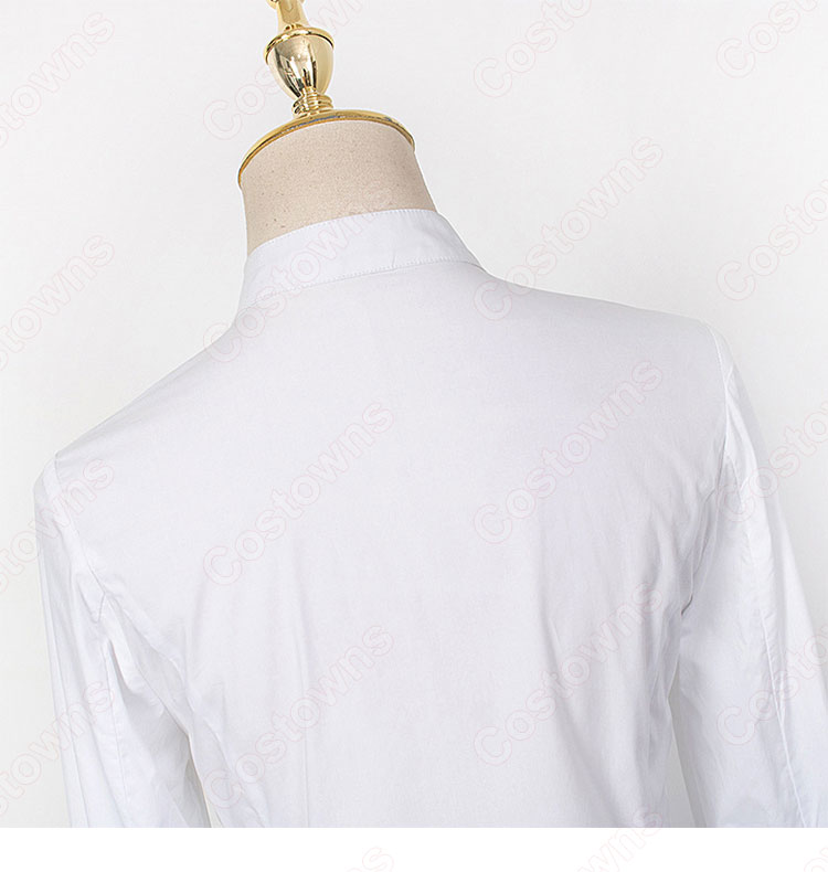 チャン・マンウォル(IU / アイユー)風 シャツ (ホワイト / 長袖)ハーフスカート 『ホテルデルーナ(호텔 델루나、Hotel Del Luna)』第12話 コスチューム 変装・仮装・コスプレ衣装-13