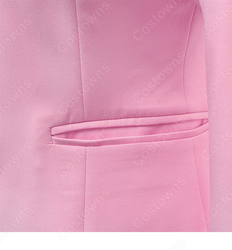 チャン・マンウォル(IU/アイユー)風 スーツ(いピンク / 長袖)ミディスカート 『ホテルデルーナ(호텔 델루나、Hotel Del Luna)』第5話 コスチューム 変装・仮装・コスプレ衣装-18