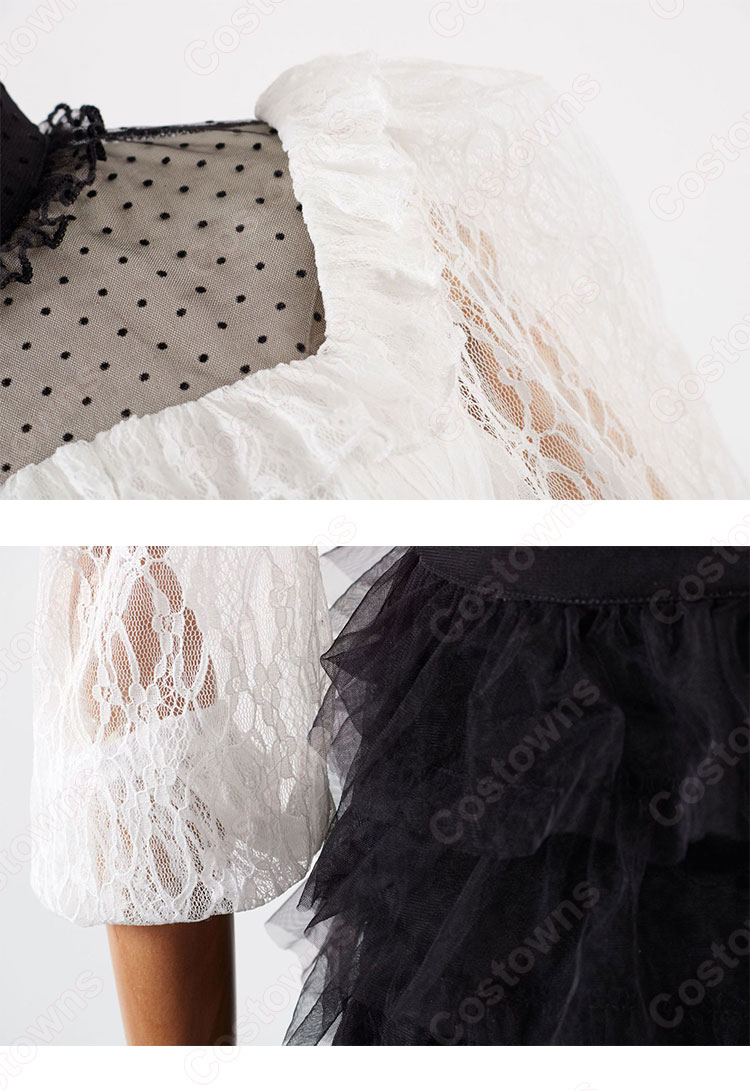 キム・ヒョナ(金泫雅、김현아、Kim Hyun Ah )風 レース ブラウス(7分袖) ハーフスカート(フリル) 2点セット Wonder Girls(ワンダーガールズ) 衣装-9