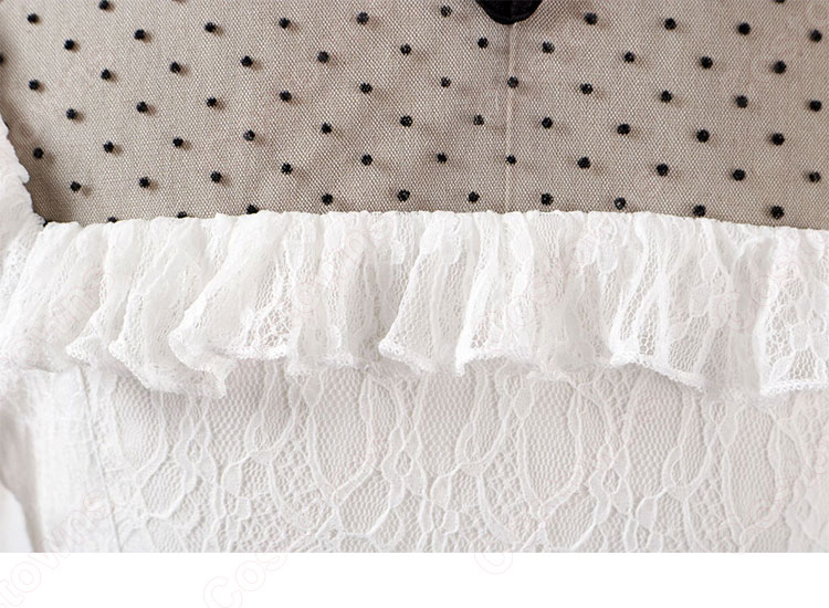 キム・ヒョナ(金泫雅、김현아、Kim Hyun Ah )風 レース ブラウス(7分袖) ハーフスカート(フリル) 2点セット Wonder Girls(ワンダーガールズ) 衣装-13