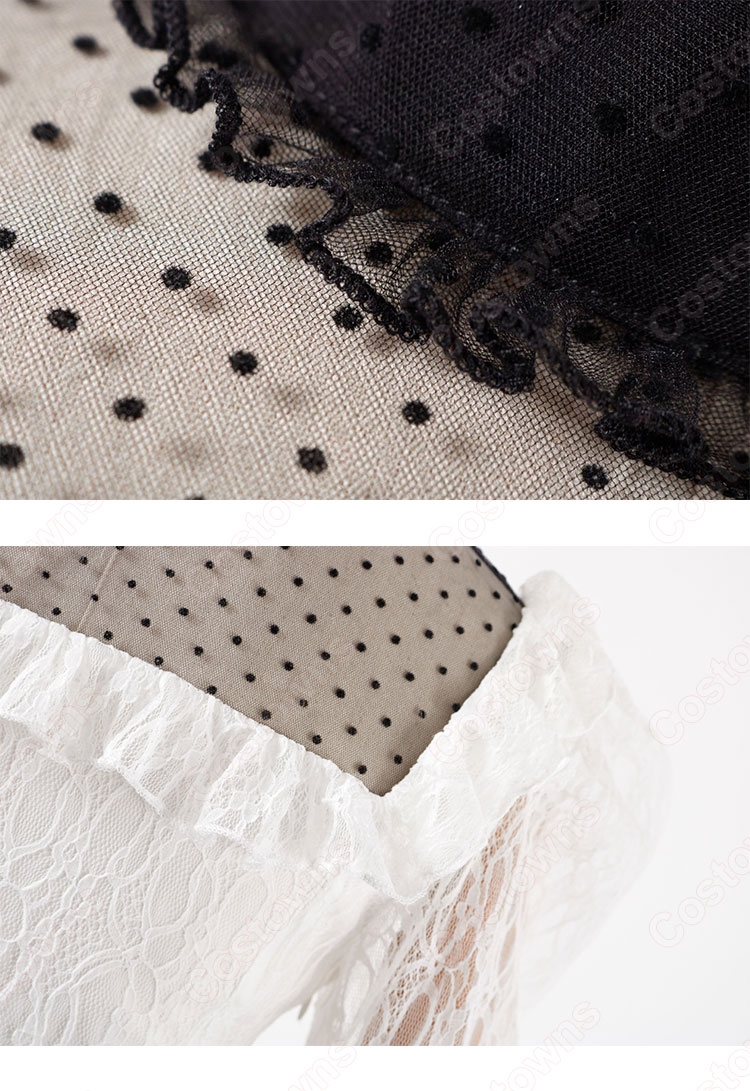 キム・ヒョナ(金泫雅、김현아、Kim Hyun Ah )風 レース ブラウス(7分袖) ハーフスカート(フリル) 2点セット Wonder Girls(ワンダーガールズ) 衣装-10