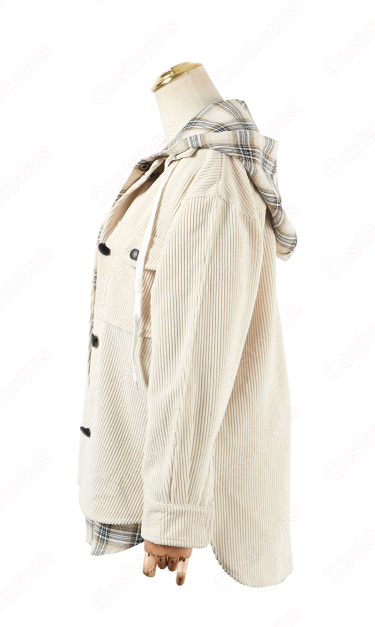 IU(アイユー)風 衣装 ギンガムチェック シャツ(長袖) ジャケット(長袖)-4