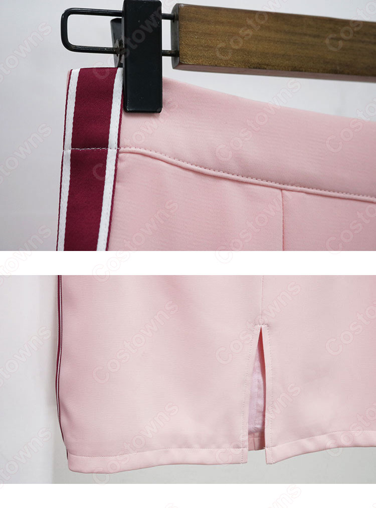 IU(アイユー)風 ピンク ハーフスカート タンクトップ(ノースリーブ)-13