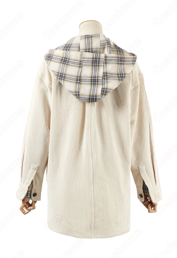 IU(アイユー)風 衣装 ギンガムチェック シャツ(長袖) ジャケット(長袖)-5