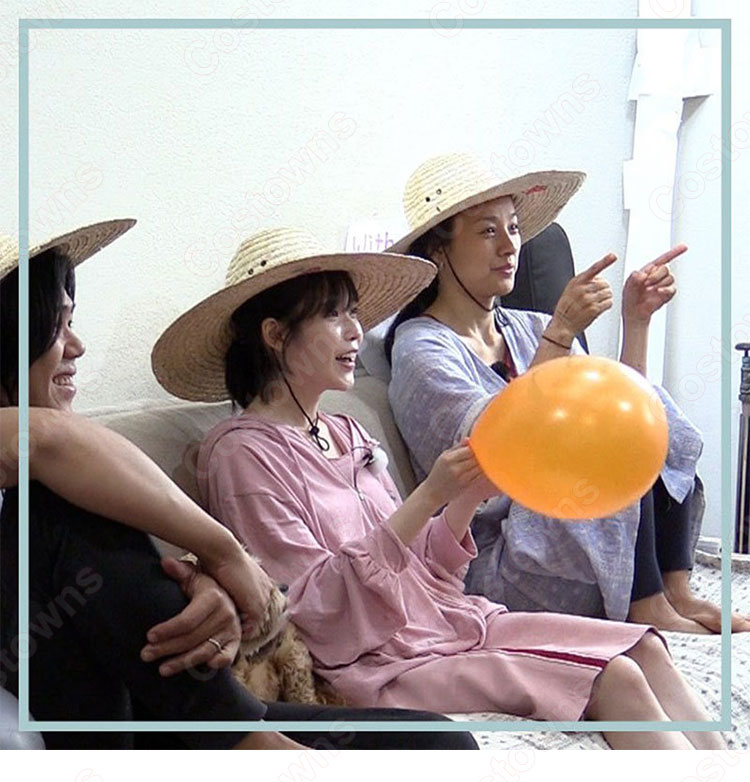 IU(アイユー)風 ピンク ハーフスカート タンクトップ(ノースリーブ)-1