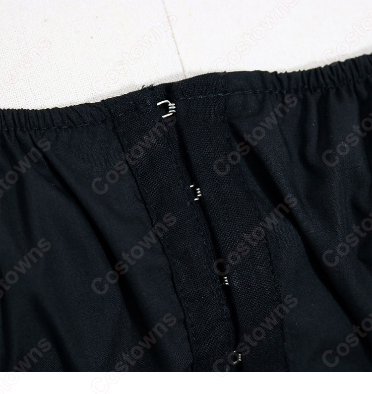 IU (アイユー)風 クロップ・トップ (黑 / ラウンド・ネック / 半袖)-9