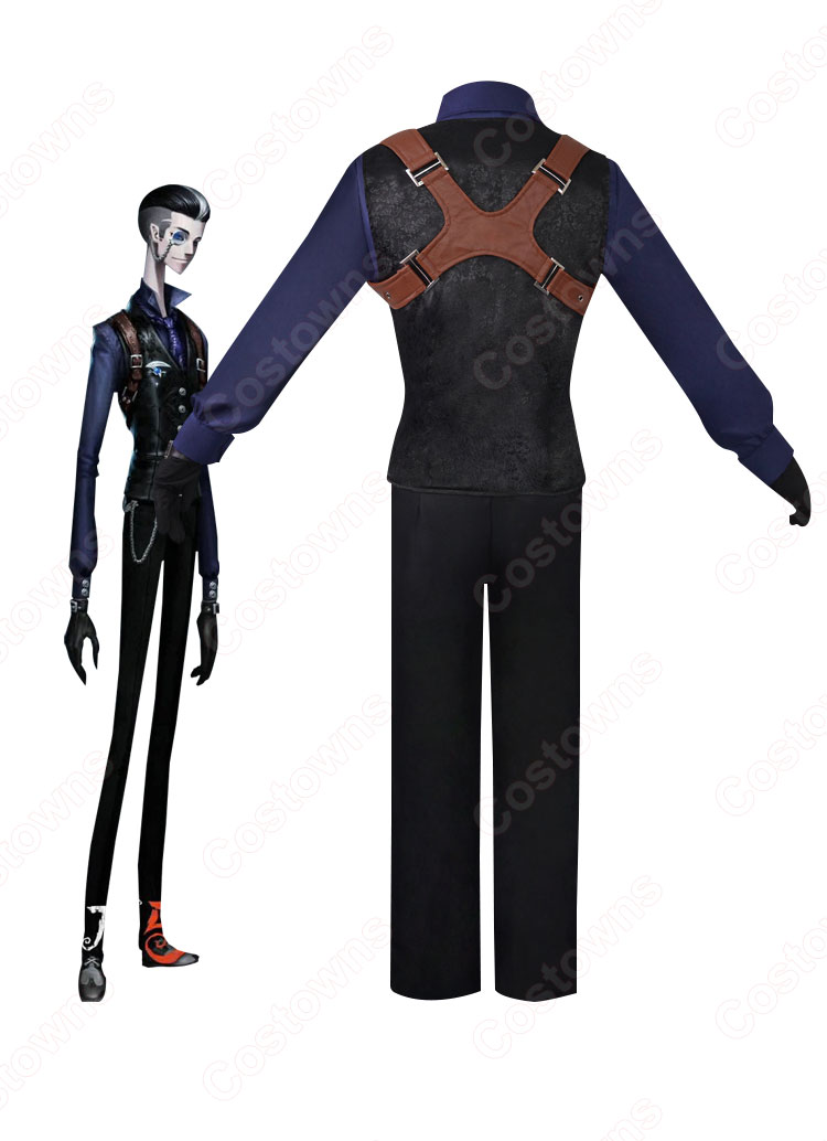 Identity V (アイデンティティⅤ) 黒無常 范無咎(ファンウジン) レクイエム コスプレ衣装-4