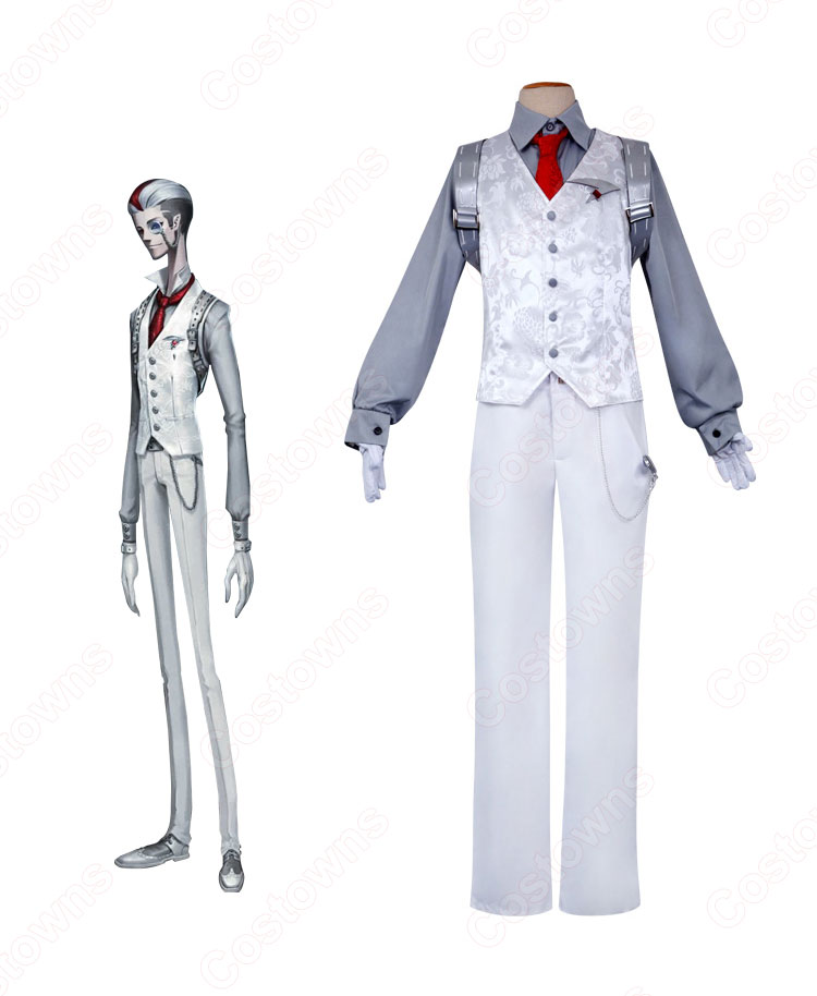 Identity V (アイデンティティⅤ) 白黒無常 謝必安(白無常) レクイエム コスプレ衣装-2