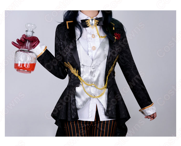 送料無料!! Identity V (アイデンティティⅤ) バーメイド デミ・バーボン 裁決の酒 コスプレ衣装-6