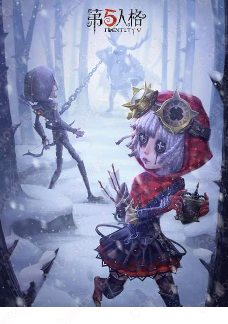 アイデンティティV 機械技師(トレイシー・レズニック) 赤ずきん 耐熱 ウィッグ 【IdentityV 第五人格】 コスプレ用 wig-1