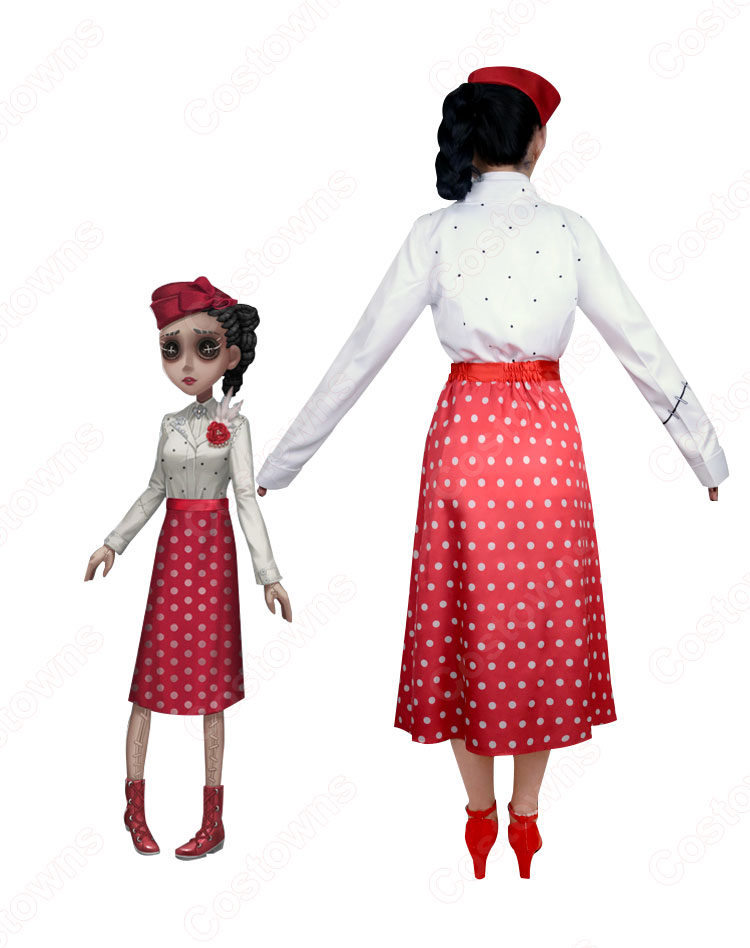 IdentityV 第五人格 空軍 マーサ・べハムフィール イベントの司会 コスプレ衣装【アイデンティティV 】サバイバー スキン cosplay 仮装 変装-4