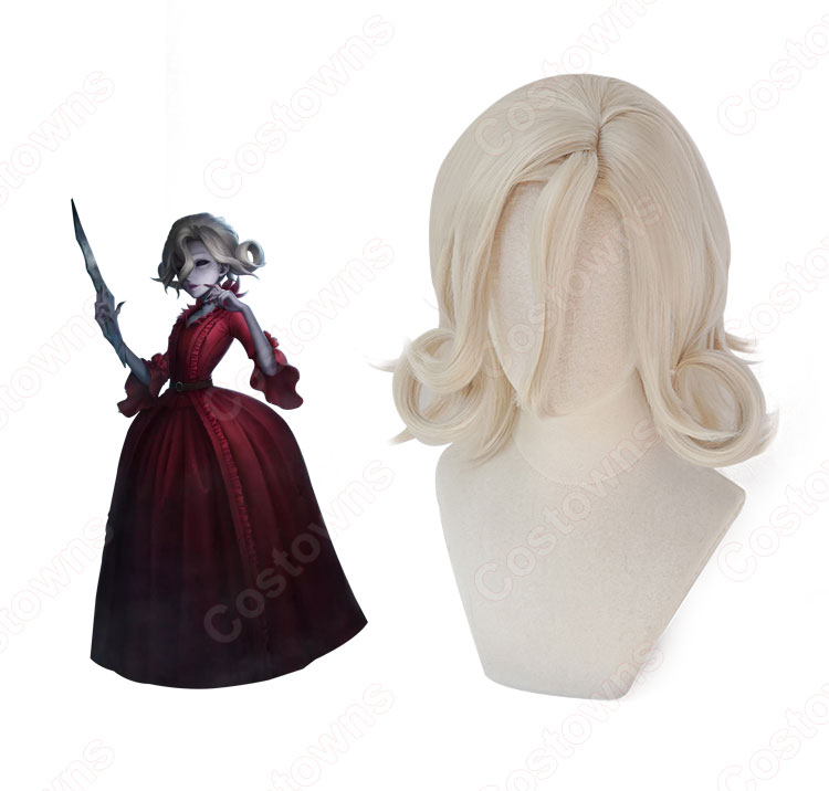 IdentityV 第五人格 血の女王(マリー) 耐熱 コスプレ ウィッグ 【アイデンティティV 】ハンター スキン コスプレ用 wig-4