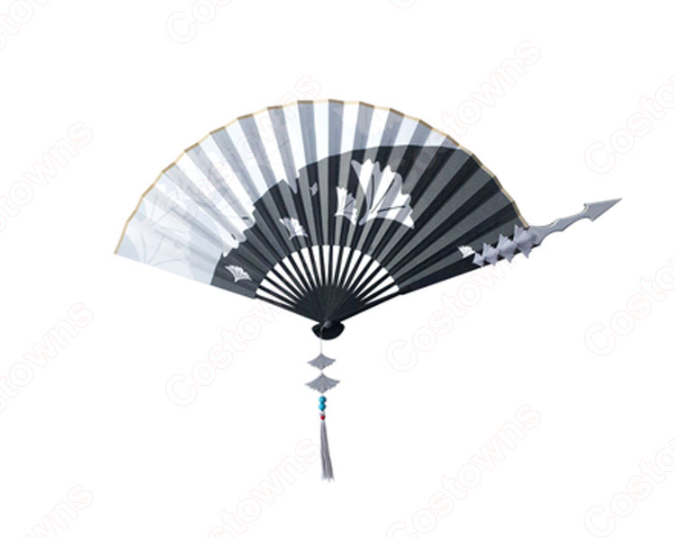 IdentityV 第五人格 芸者(美智子) 羅生門 美人相 般若相 扇子 武器 折りたたみ可能 コスプレ道具 【アイデンティティV 】ハンター スキン cosplay 小物-5