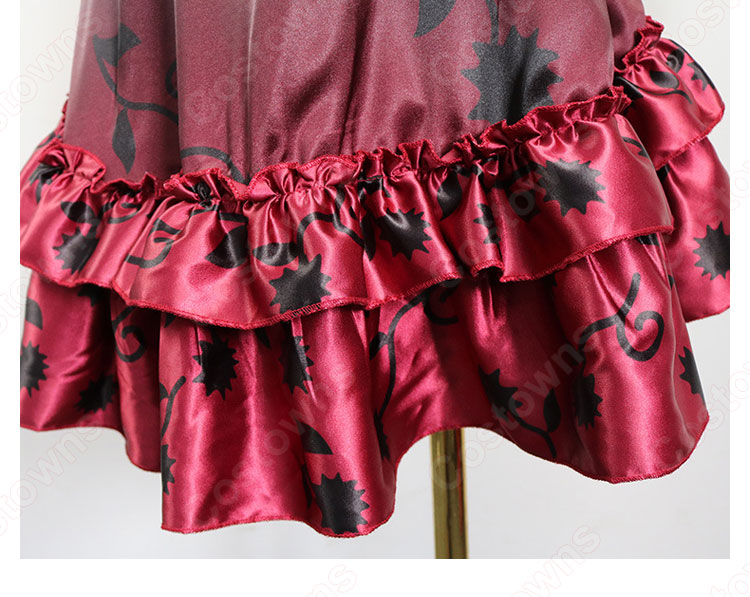 IdentityV 第五人格 医師(エミリー・ダイアー) 炎を浴びる緋花 コスプレ衣装 【アイデンティティV 】サバイバー スキン cosplay 仮装 変装-10