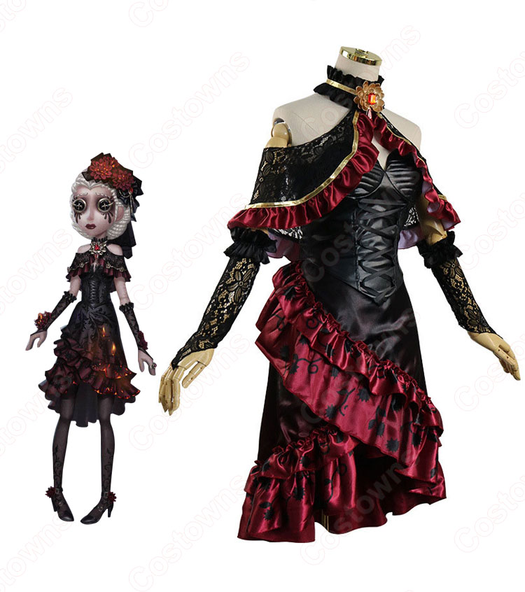 IdentityV 医師(エミリー・ダイアー) 炎を浴びる緋花 コスプレ衣装 第五人格/アイデンティティV サバイバー スキン cosplay 仮装  変装 - Costowns