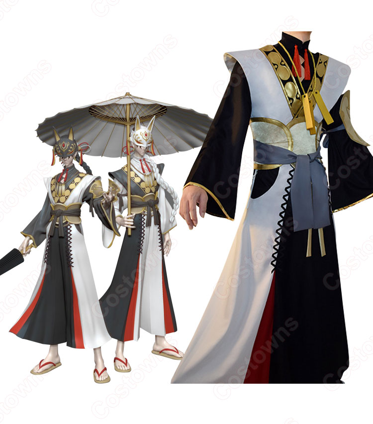 一番くじ IdentityⅤ 第五人格 第二弾 白黒無常(謝必安/笵無咎) コスプレ衣装 【アイデンティティV 】ハンター スキン cosplay 仮装 変装-7