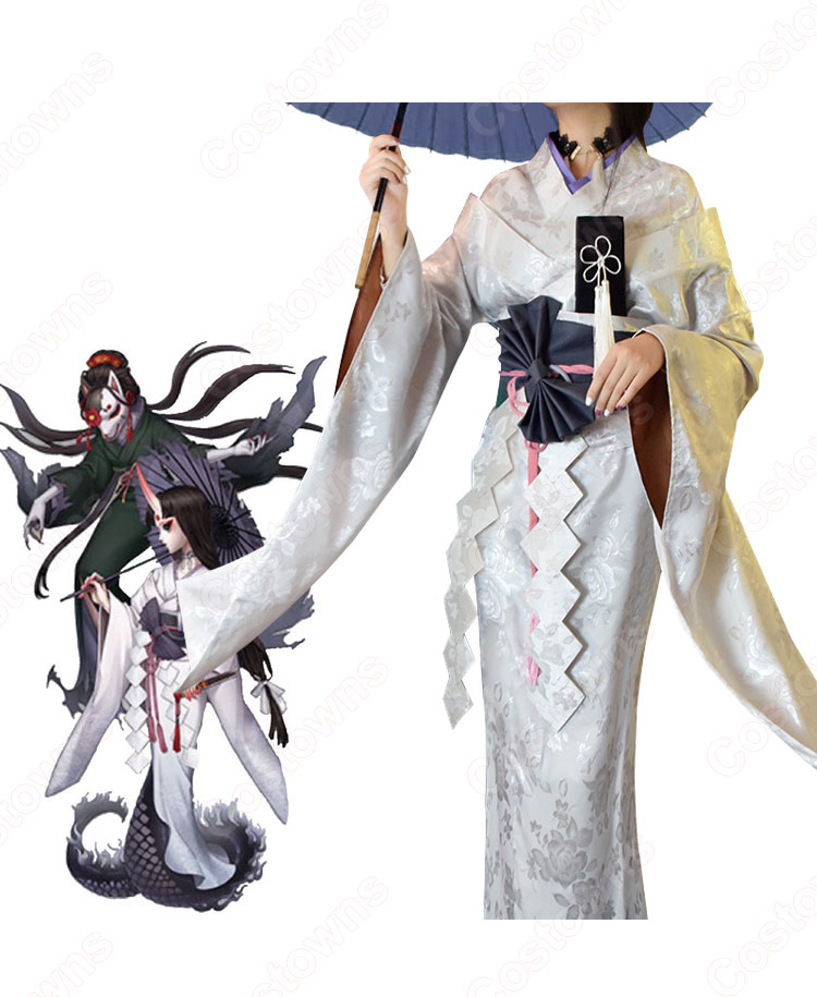 一番くじ IdentityⅤ 第五人格 第二弾 芸者(美智子) 和服 コスプレ衣装 【アイデンティティV 】ハンター スキン cosplay 仮装 変装-2
