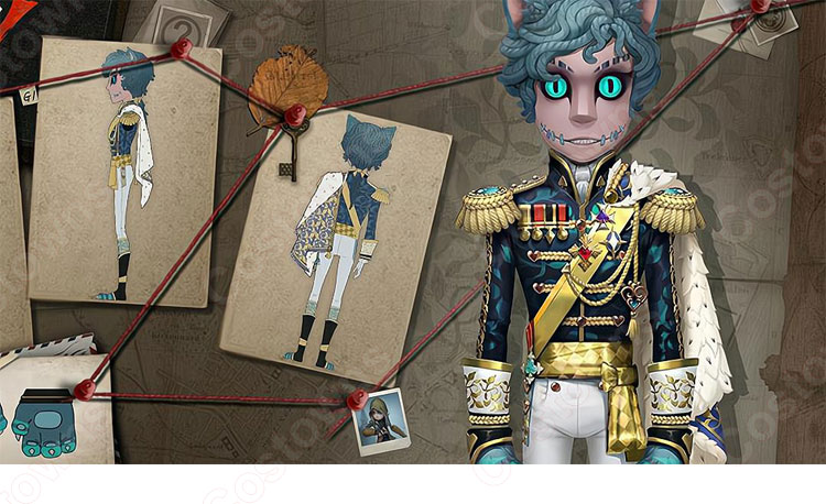 IdentityV 傭兵(ナワーブ・サベダー) チェシャ猫 コスプレ衣装 第五人格/アイデンティティV サバイバー スキン cosplay 仮装 変装  - Costowns