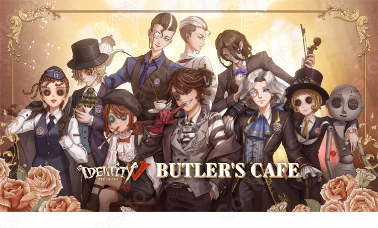 IdentityV 写真家(ジョゼフ) 常設カフェ(BUTLER'S CAFE) 執事 コスプレ衣装 第五人格 /アイデンティティV ハンター スキン  cosplay 仮装 変装 - Costowns