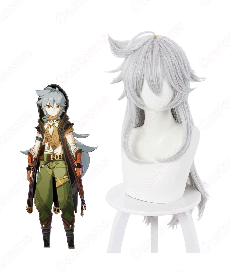 原神　レザー　コスプレ衣装　ウィッグセット 原神 げんしん レザー コスプレウィッグ 【SakuraCos】