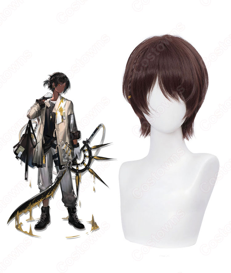 ソーンズ (Thorns) [棘刺] コスプレ ウィッグ 『アークナイツ/Arknights』 三つ編み付き 高品質 かつら-1