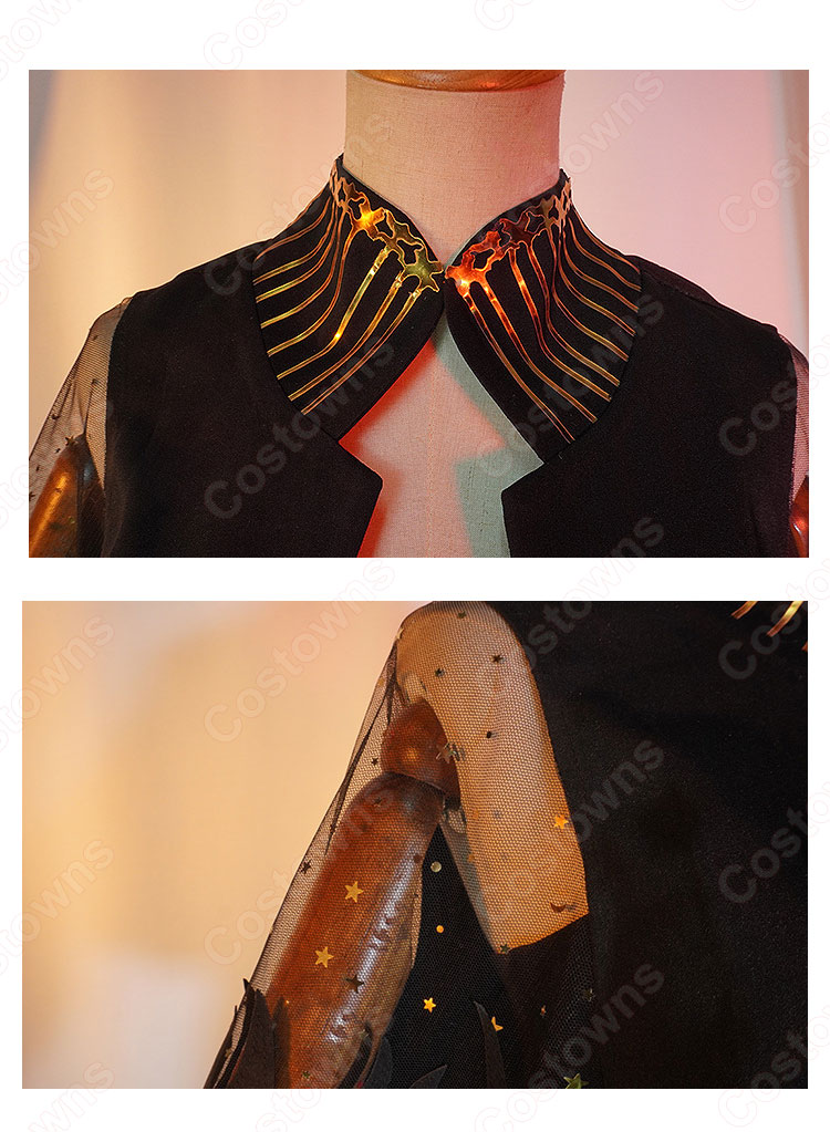 チェン(陳)「Ambience Synesthesia」 音楽祭 コスプレ衣装 『アークナイツ/Arknights』上海でオフラインイベント チャイナドレス チャイナ風 cosplay 仮装 変装-6