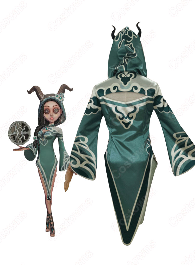 IdentityV 第五人格 祭司(フィオナ・ジルマン) プーアル コスプレ衣装【アイデンティティV 】サバイバー スキン cosplay 仮装 変装-3