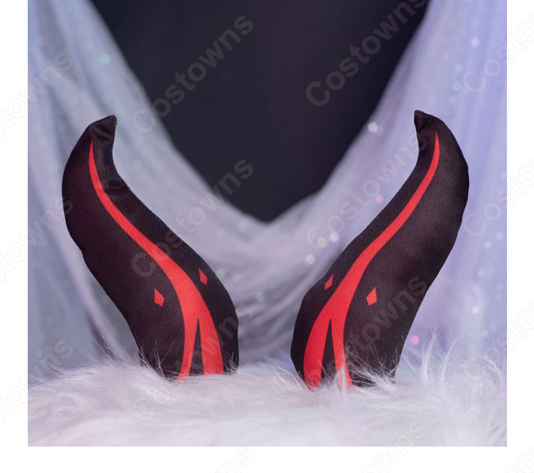 甘雨(かんう) コスプレ衣装 『原神』 璃月の会議場「月海亭」で、璃月七星の秘書 仮装・変装衣装-8