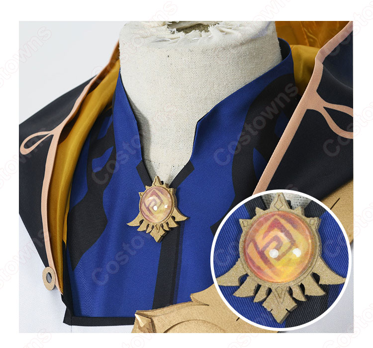 アルベド(あるべど) コスプレ衣装 西風騎士団 首席錬金術師 調査小隊長 白亜の申し子 仮装・変装衣装 コスチューム-6