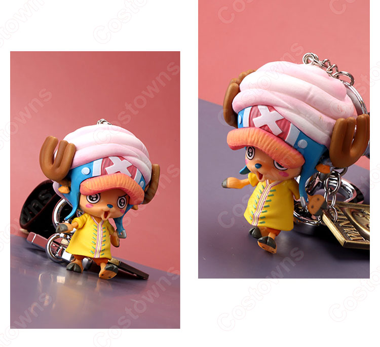 ONE PIECE キーチェーン 人形 トニートニー・チョッパー バック