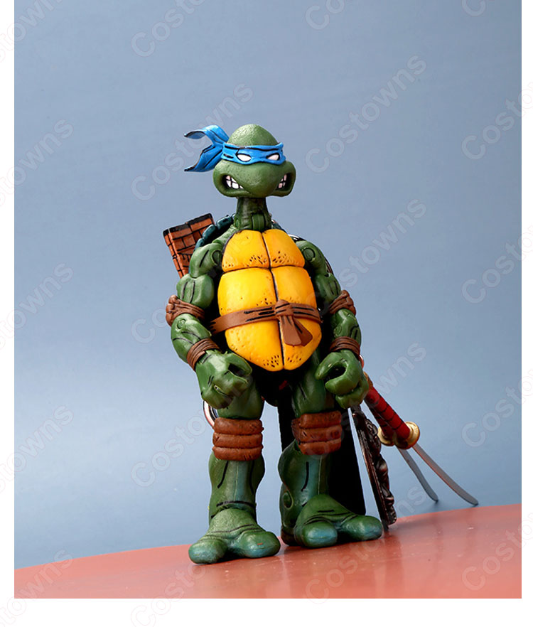 ティーンエイジ・ミュータント・ニンジャ・タートルズ キーチェーン 人形 バックパックペンダントカーキーホルダー屋内ペンダント ミュータント タートルズ かわいい漫画アニメーションクリエイティブギフト-8