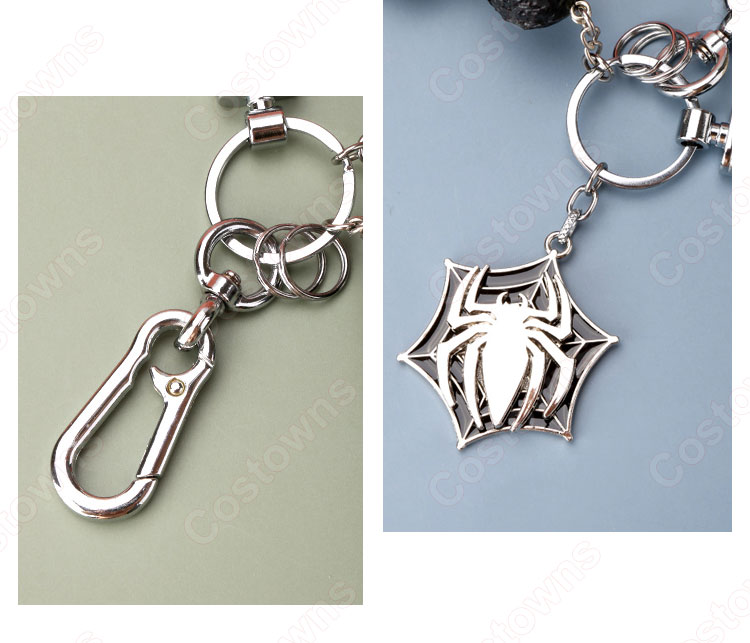 ヴェノム キーチェーン 人形 バックパックペンダントカーキーホルダー屋内ペンダントマーベル アベンジャーズ かわいい漫画アニメーションクリエイティブギフト-3