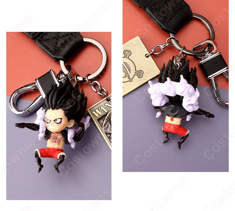 ルフィキーホルダー ONE PIECE』アクリルMEGAキーホルダー ルフィ