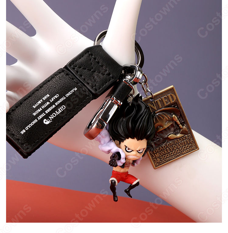 ONE PIECE キーチェーン 人形 バックパックペンダントカーキーホルダー屋内ペンダントモンキー・D・ルフィ ナミ かわいい漫画アニメーションクリエイティブギフト-7