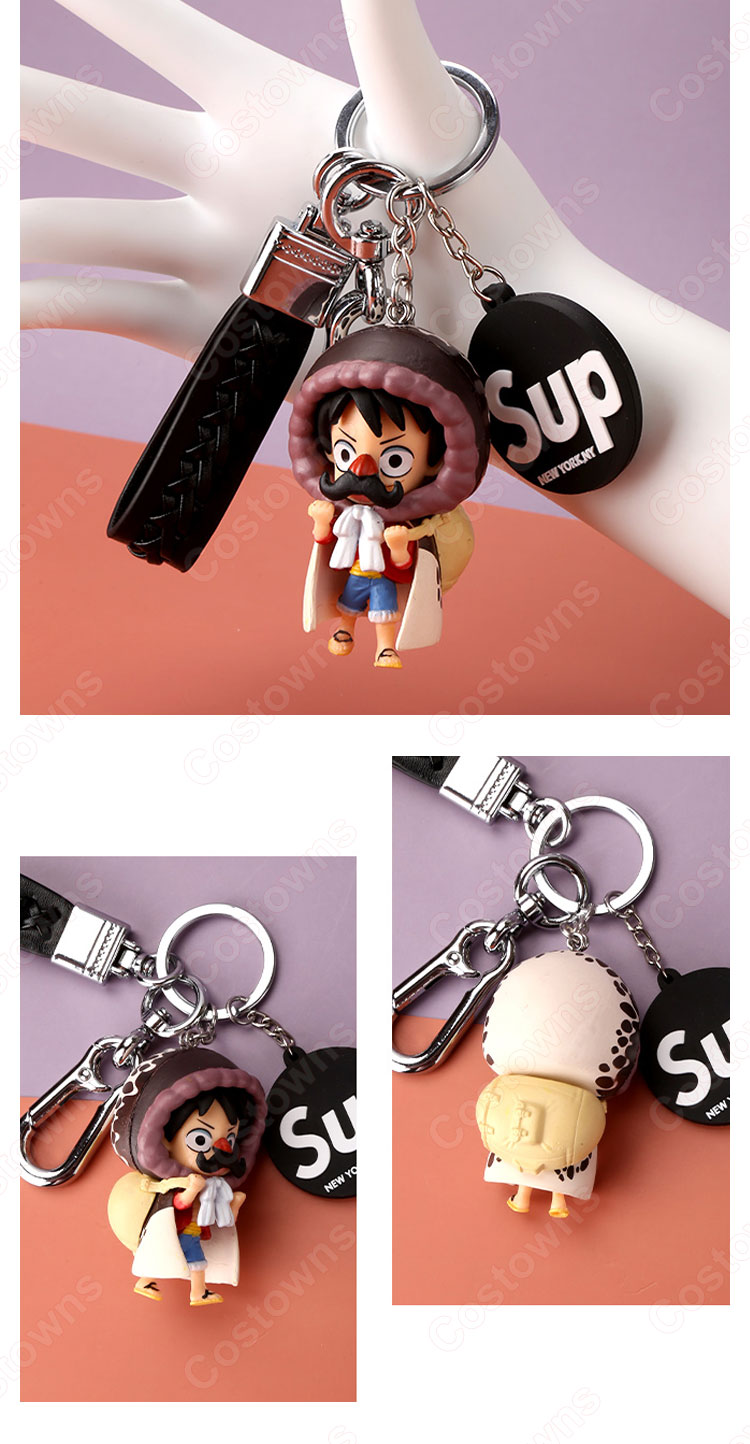 ONE PIECE キーチェーン 人形 バックパックペンダントカー