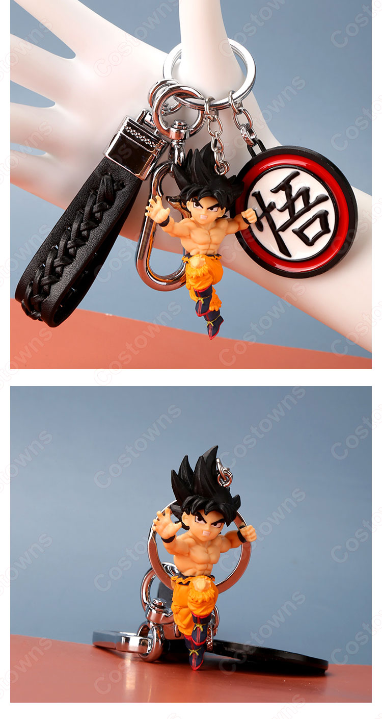 ドラゴンボール キーチェーン 人形 バックパックペンダントカーキーホルダー屋内ペンダント 超サイヤ人孫悟空(そん ごくう)ベジット  超サイヤ人ベジータ ジレン 界王(かいおう) ブロリー かわいい漫画アニメーションクリエイティブギフト-17
