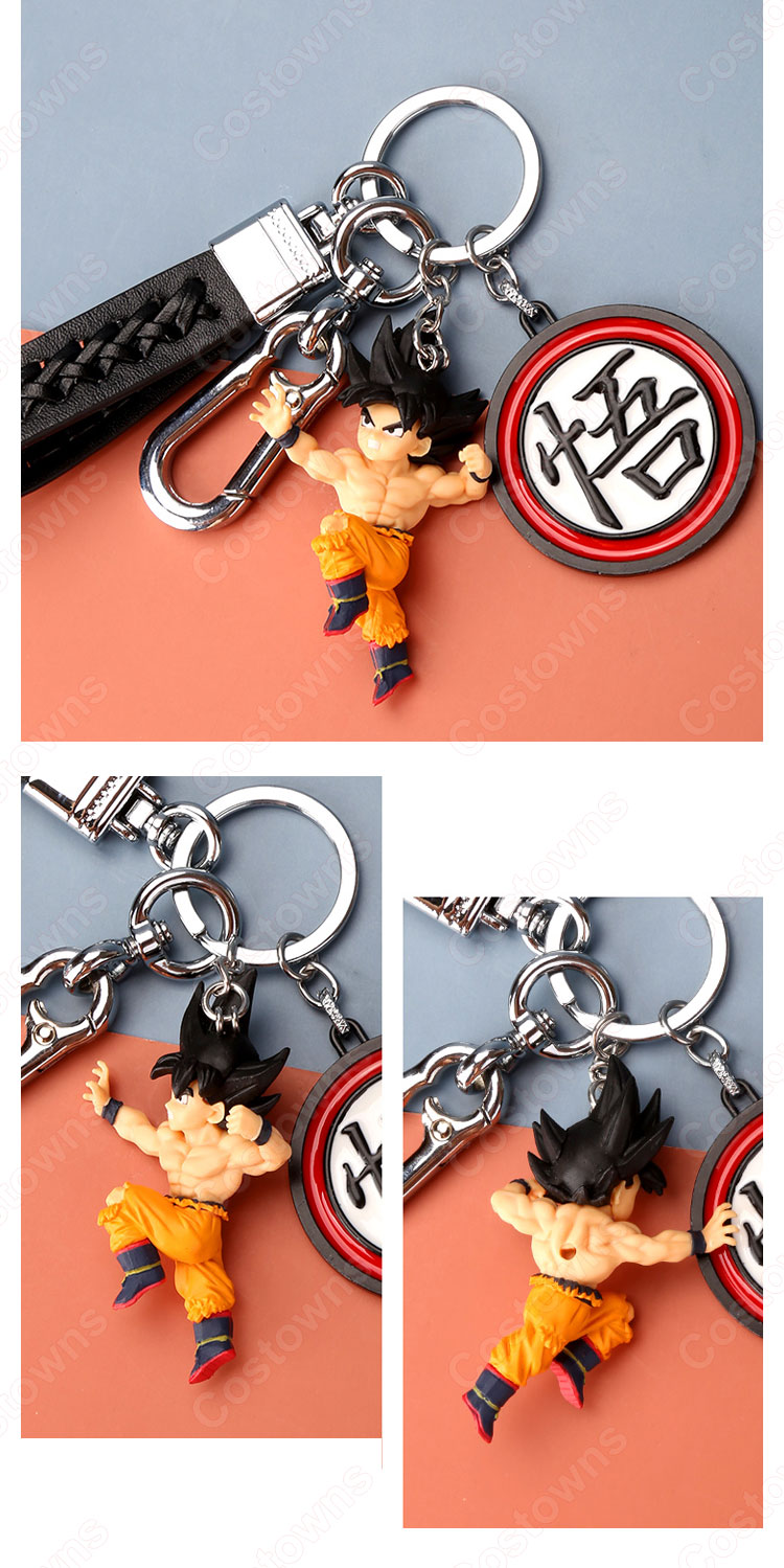 ドラゴンボール キーチェーン 人形 バックパックペンダントカーキーホルダー屋内ペンダント 超サイヤ人孫悟空(そん ごくう)ベジット  超サイヤ人ベジータ ジレン 界王(かいおう) ブロリー かわいい漫画アニメーションクリエイティブギフト-18