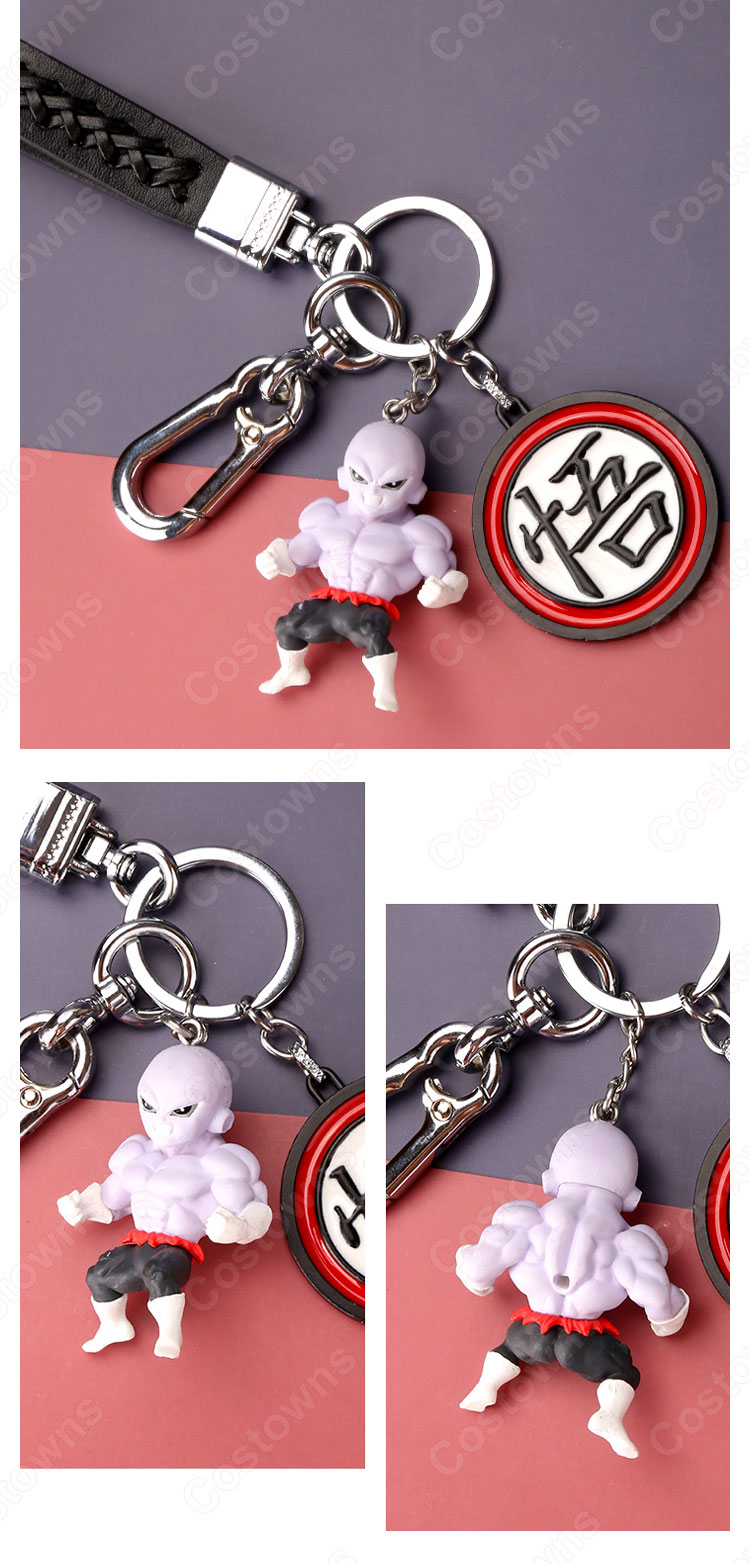 ドラゴンボール キーチェーン 人形 バックパックペンダントカーキーホルダー屋内ペンダント 超サイヤ人孫悟空(そん ごくう)ベジット  超サイヤ人ベジータ ジレン 界王(かいおう) ブロリー かわいい漫画アニメーションクリエイティブギフト-16