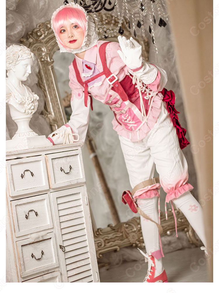 アイデンティティV 機械技師(トレイシー・レズニック) アルビジアの謎 コスプレ衣装 【IdentityV 第五人格】サバイバー スキン かわいい ピンク色 cosplay 仮装 変装-2