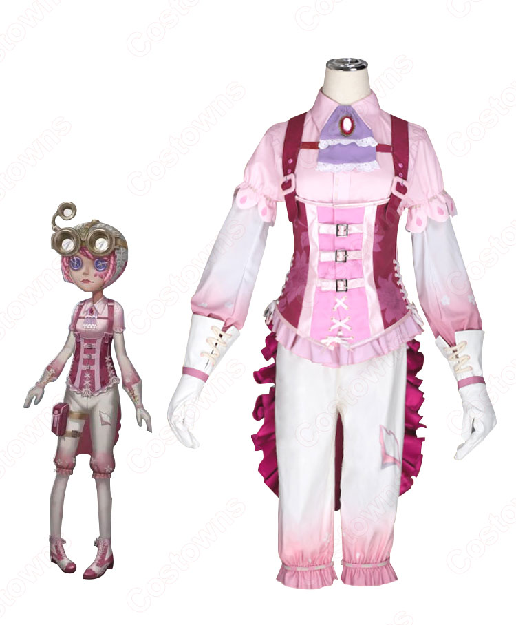 アイデンティティV 機械技師(トレイシー・レズニック) アルビジアの謎 コスプレ衣装 【IdentityV 第五人格】サバイバー スキン かわいい ピンク色 cosplay 仮装 変装-7