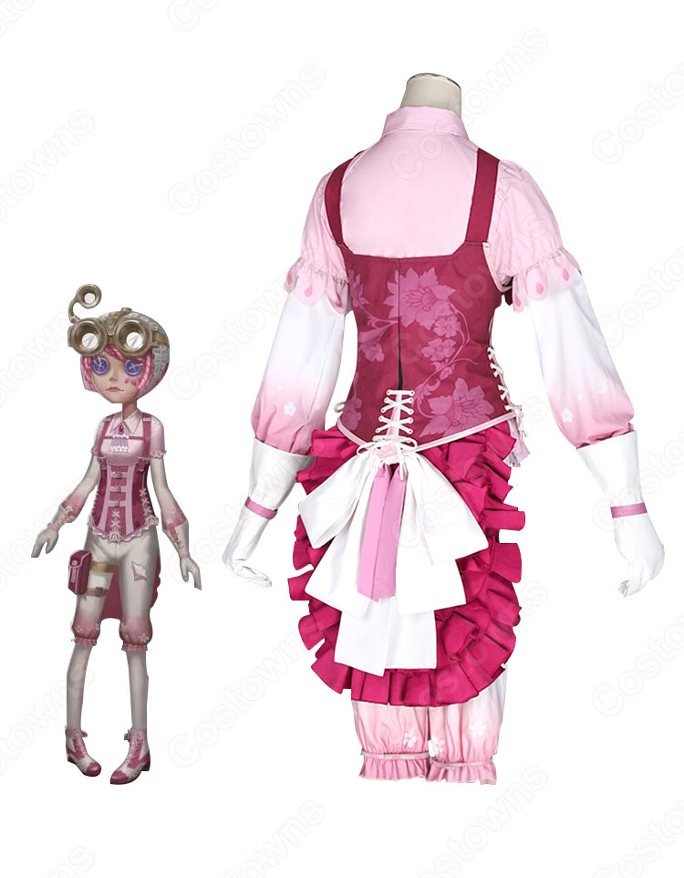 アイデンティティV 機械技師(トレイシー・レズニック) アルビジアの謎 コスプレ衣装 【IdentityV 第五人格】サバイバー スキン かわいい ピンク色 cosplay 仮装 変装-9
