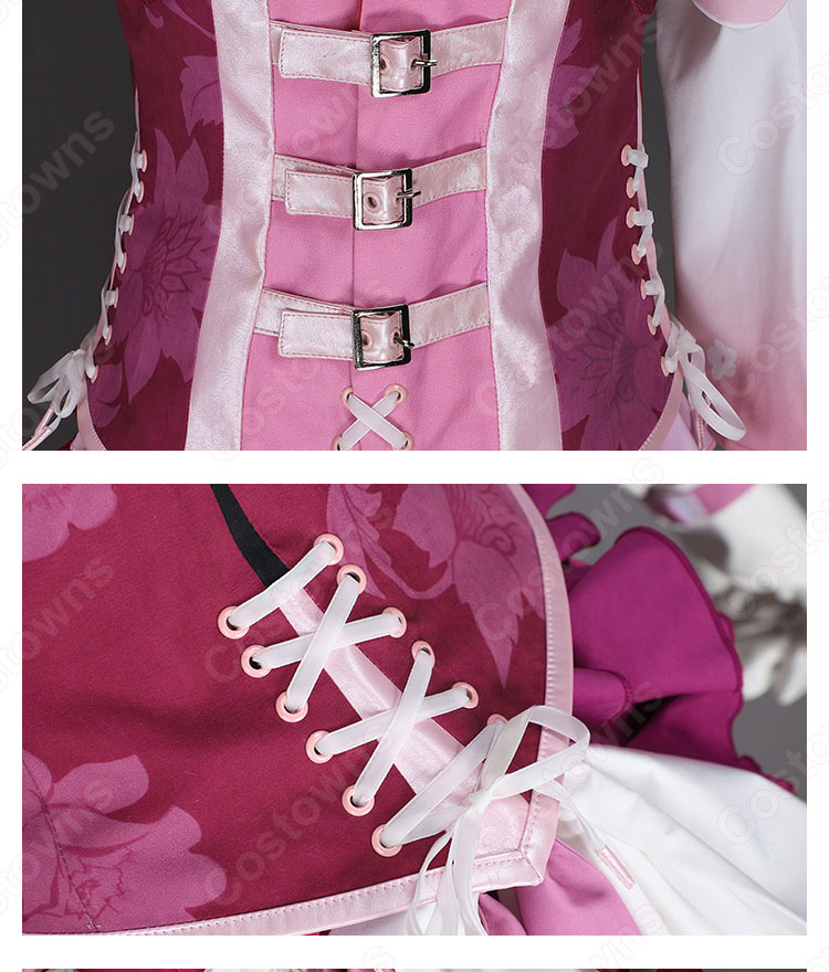 アイデンティティV 機械技師(トレイシー・レズニック) アルビジアの謎 コスプレ衣装 【IdentityV 第五人格】サバイバー スキン かわいい ピンク色 cosplay 仮装 変装-13