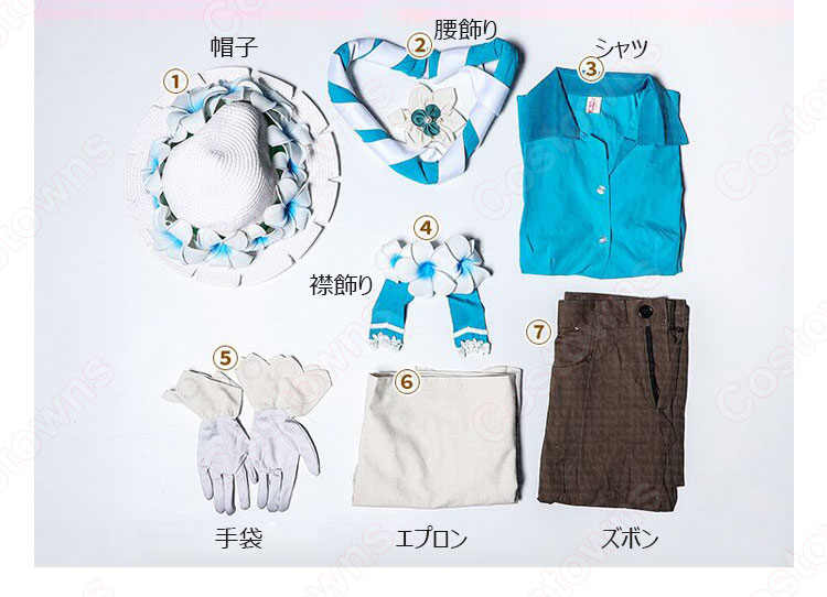 アイデンティティV 庭師(エマ・ウッズ) フラワーガール コスプレ衣装 【IdentityV 第五人格】サバイバー スキン cosplay 仮装 変装-12