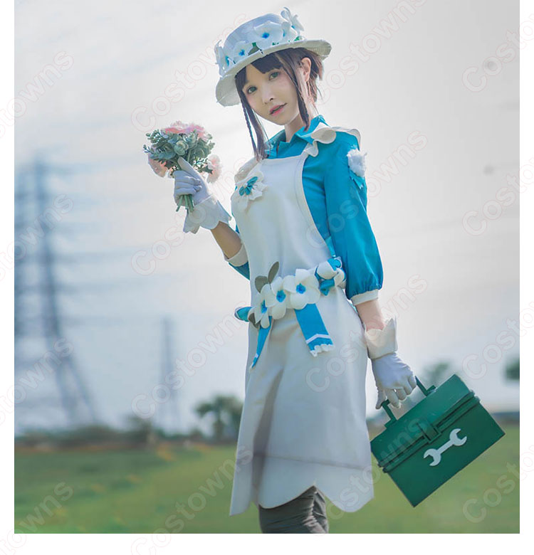 希少稀な アイデンティティV 庭師(エマ・ウッズ) フラワーガール コスプレ コスプレ衣装
