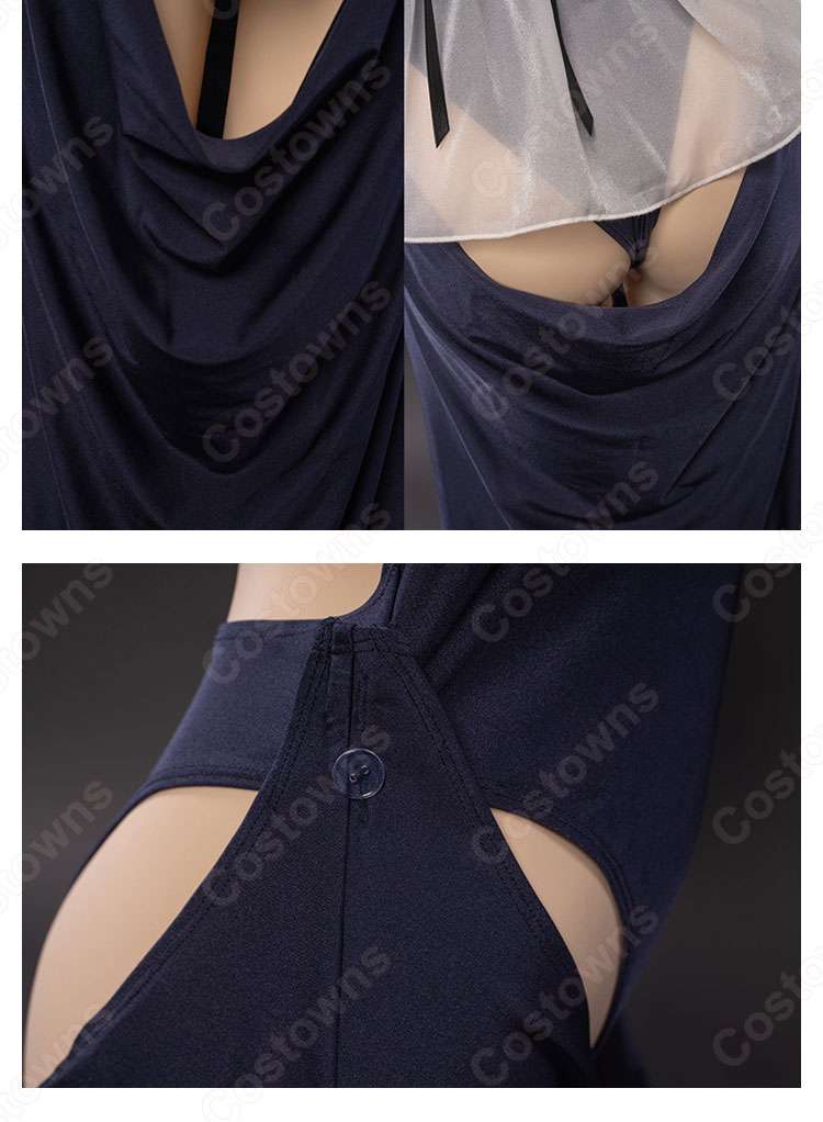 スカサハ メイド服 師匠 ドレス コスプレ衣装 【Fate/Grand Order】FGO cosplay ハロウィン クリスマス 仮装 全セット-6