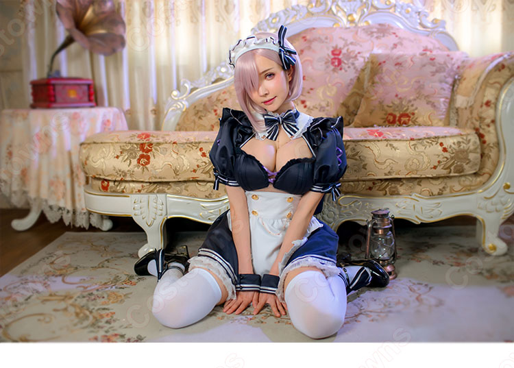 マシュ・キリエライト メイド服 コスプレ衣装 【 Fate/Grand Order