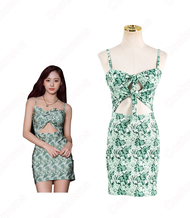 TWICE ドレス 韓国ファッション キャミワンピース レディース ノースリーブ ドレス 着痩せ セクシー ドレス 出勤 夏物 普段着-1